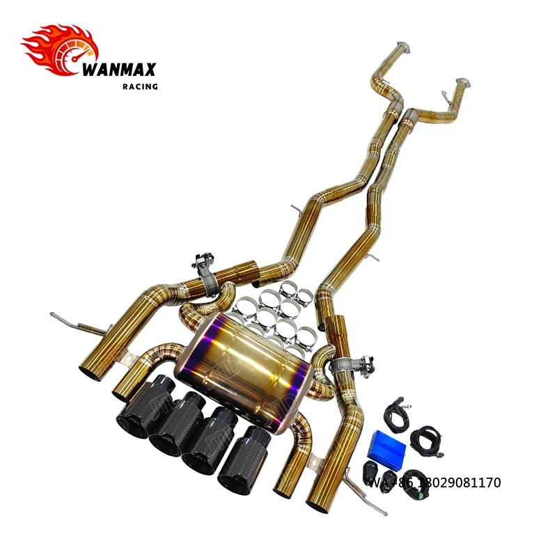 

Высокопроизводительная выхлопная система с клапанами для M3 M4 G80 G82 2021-2022 годов выпуска, из титанового сплава