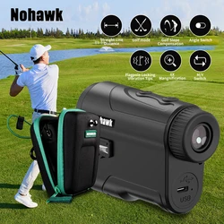 Smart Laser Rangefinders With Flag Lock TYPE-C USB Rechargeable Monocular Range Finder With Angle Switch For Golf Sport Hunting