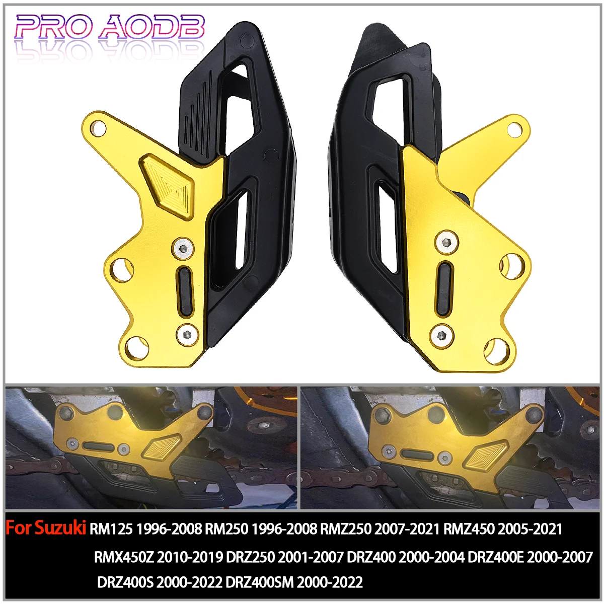 

Motocross Chain Guide Guard For Suzuki RM125 RM250 RMZ250 RMZ450 RMZ450Z DRZ400SM RM 125 250 Z250 Z450 Z450Z Z400SM