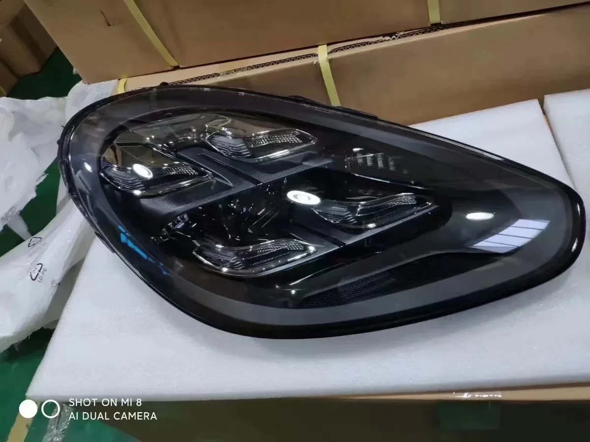 

Car Led Headlight for Porsche Cayenne 11-22 Daytime Running DRL Angel eye turn signal