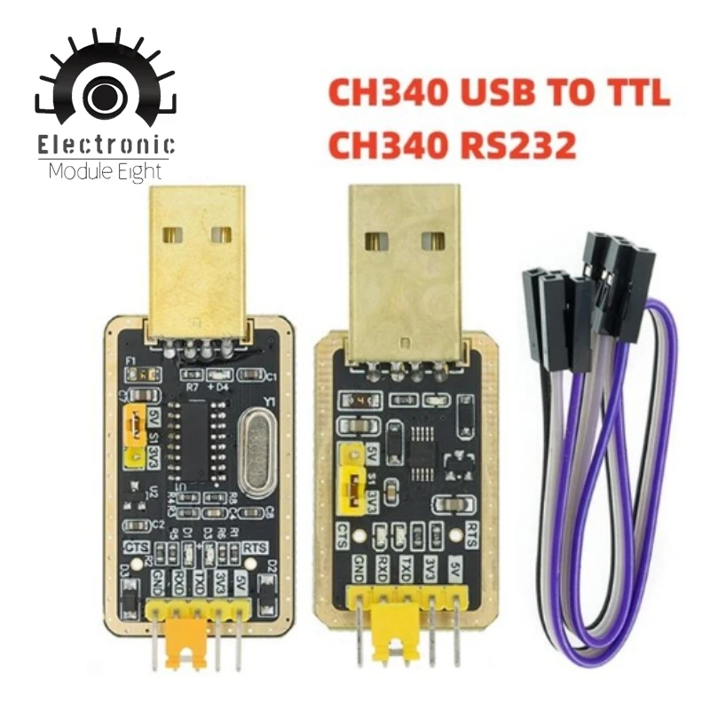 LAU CH340 Module Instead of PL2303 CH340G CH340E RS232 to TTL Module Upgrade USB to Serial Port In Nine Brush Plate For Arduino