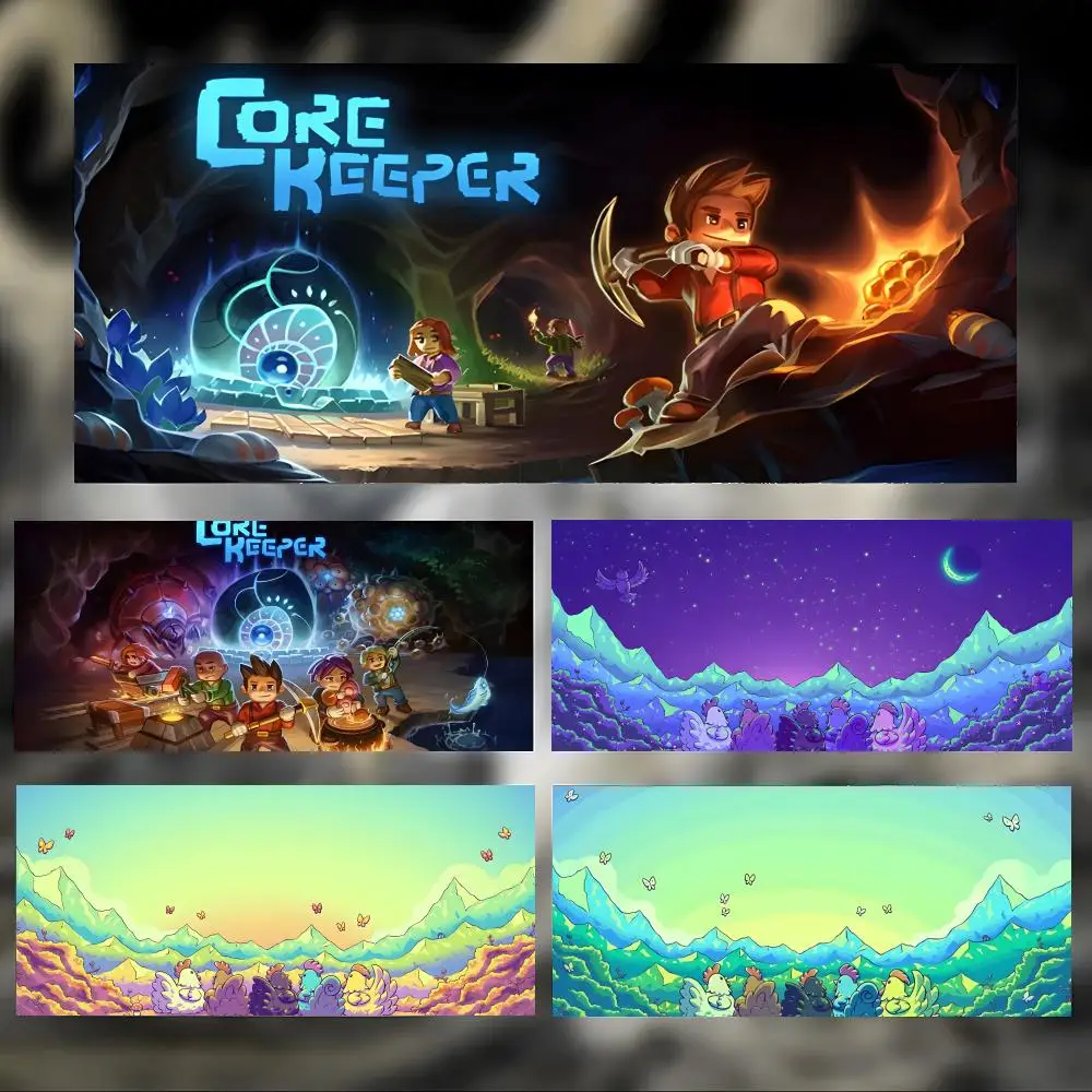 cozy game Core Keeper Mouse Pad Large Thick Desk Pad Stitched Edges Gaming Mouse Mat for PC