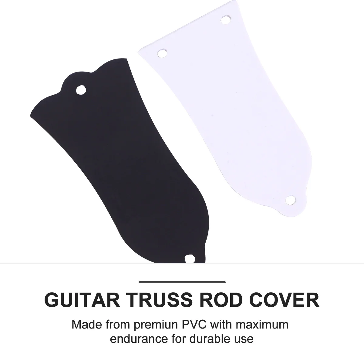 2 Buah Penutup Batang Truss Berbentuk Lonceng PVC Premium Pengganti Tahan Lama Bagian Gitar Penutup Batang Truss Gitar Elektrik Tekstur Halus