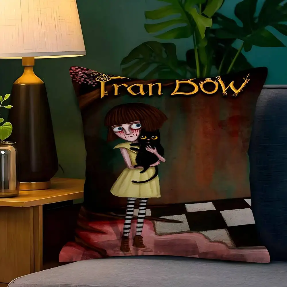 

Puzzle Game F-Fran B-Bow Pillow Gift Home Office Decoration Bedroom Sofa Car Cushion Cover Case 45x45