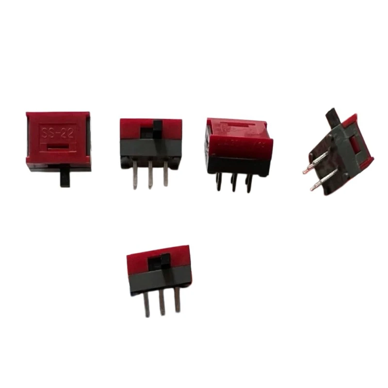 1PCS/LOTS 100% imported from Japan nkk SS22SDH2 6-pin 2-gear toggle switch, dual row side toggle direct insertion sliding switch