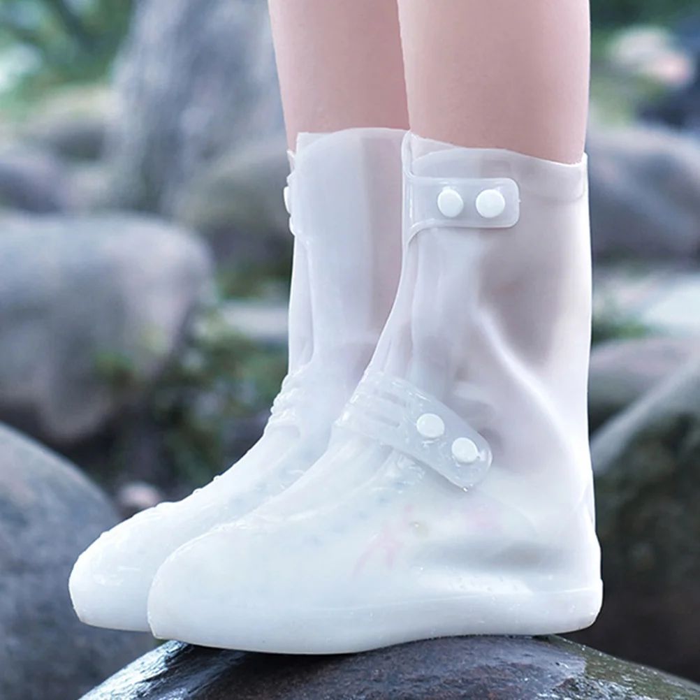 

Non-slip Shoe Covers Rain Proof Rainproof Overshoes Waterproof Boot Lightweight Pvc Protectors Reusable Rainy Day for Travel