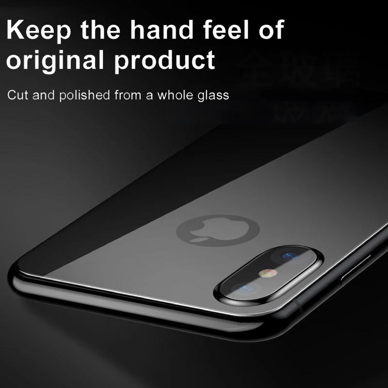 9H 2.5D Rear Back Full Tempered Glass For iPhone X XS Max XR 11 12 mini 13 14 15 Pro MAX Plus Screen Protector Protective Film