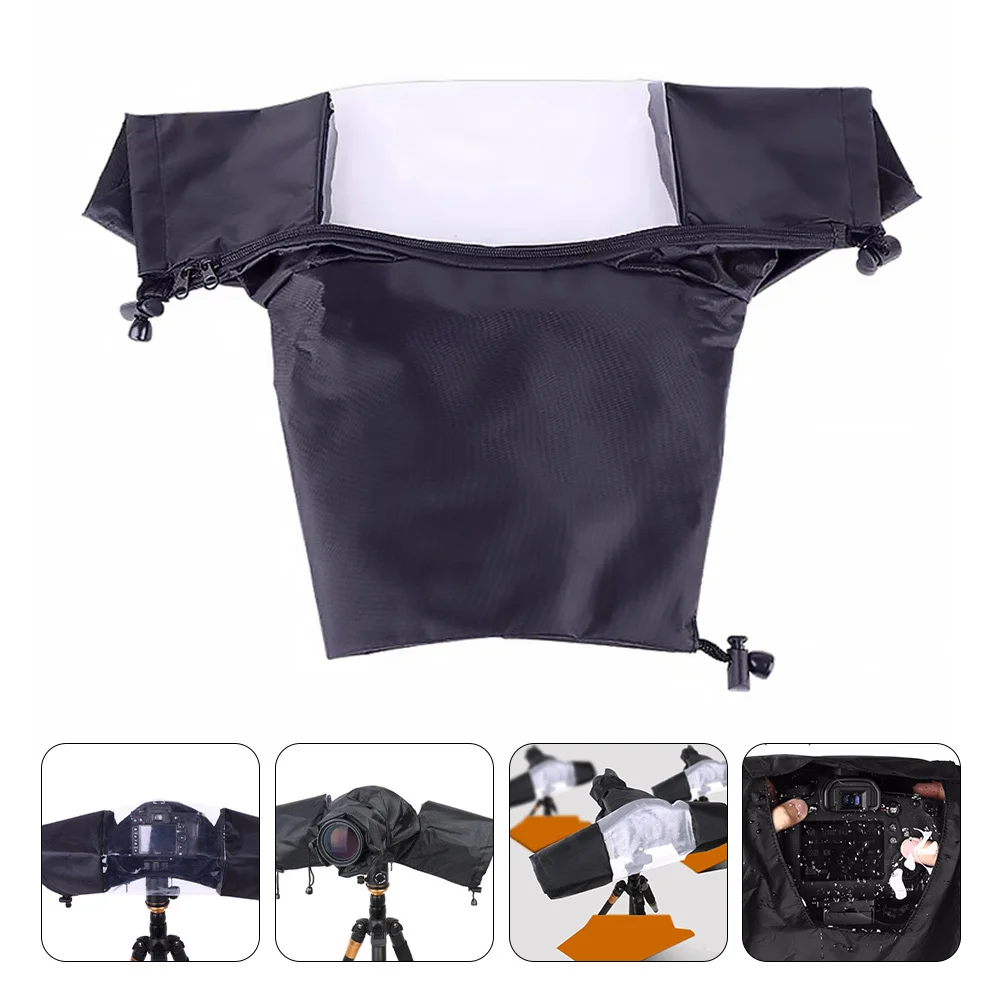 

1Pcs Waterproof Camera Rain Cover Professional Protective Sleeve Lightweight Outdoor Camera Protector Dustproof Universal