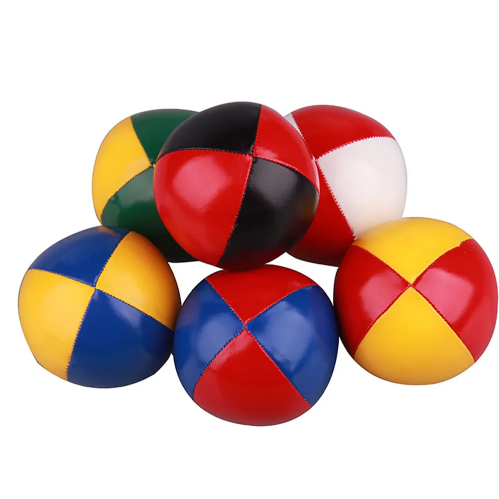 

3Pcs Juggling Balls Soft PU Durable Lightweight Red White Beginner Acrobatics Kids Interactive Outdoor Game