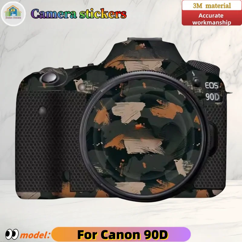 

For Canon 90D Camera stickers, DIY skin,Precision tailoring wear-resistant protective film