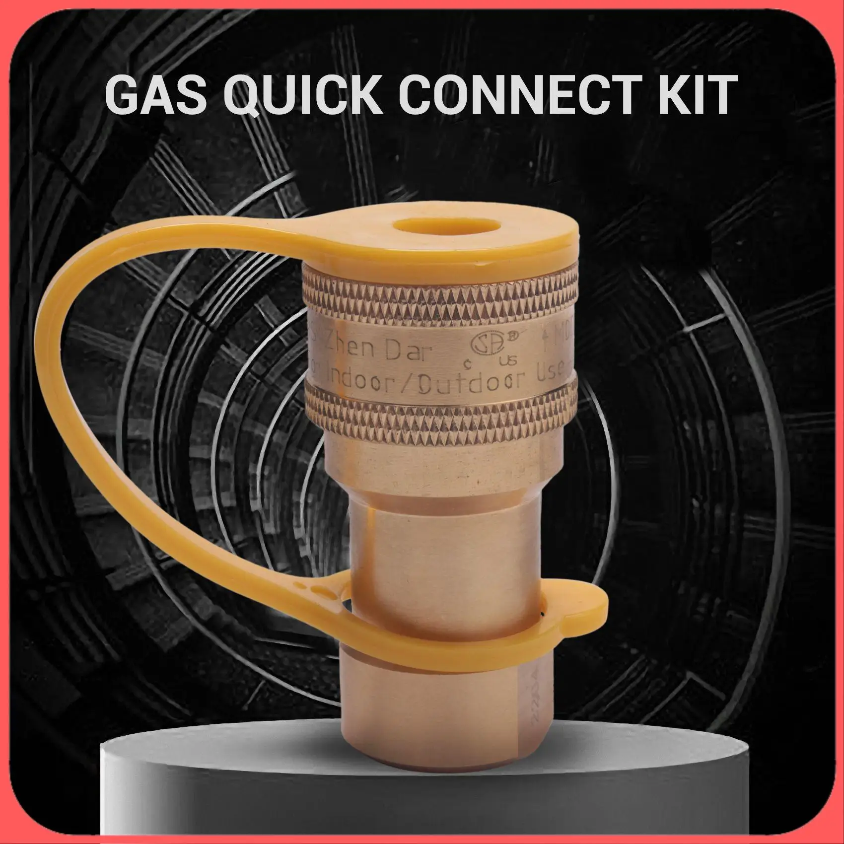 

A76I-1/2-дюймовый твердый латунный газовый пропан быстроразъемный фитинг-адаптер