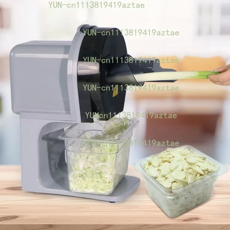 Commercial Electric Multifunction Vegetable Cutter Garlic Chipping Carrot Scallion Slicer  for  Restaurant