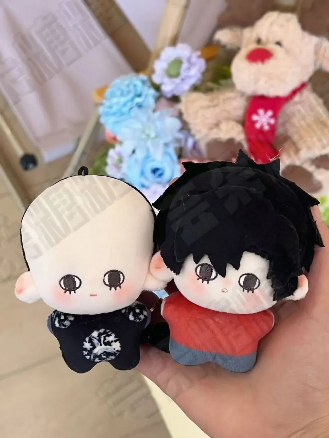 Anime Gu Wei Nan Ting Gao Ying Yin Cosplay figura de Anime lindo 10CM llavero colgante de dibujos animados accesorios regalo de Halloween