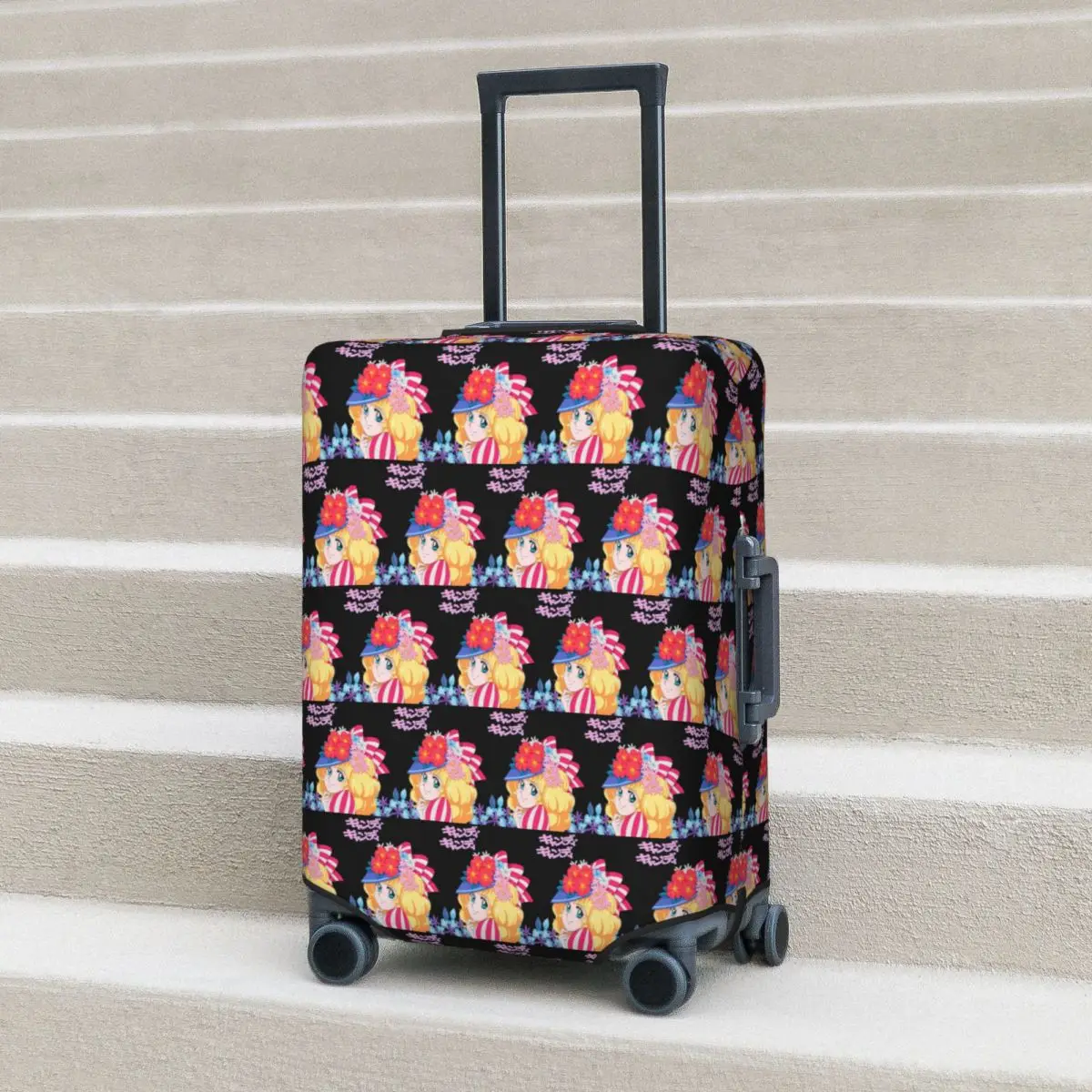 

Candy Candy Anime Manga Suitcase Cover Protection Elastic Travel Luggage Protector Covers for 18-32 Inch