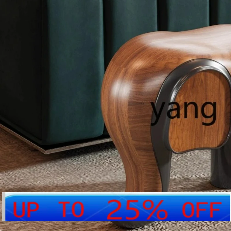 Lhh home shoe changing stool light luxury high sense
