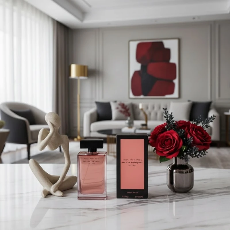 100ml Eau De Parfum femenino aroma seductor de larga duración con notas románticas y similares a hormonas para mujeres elegantes y seguras para ella