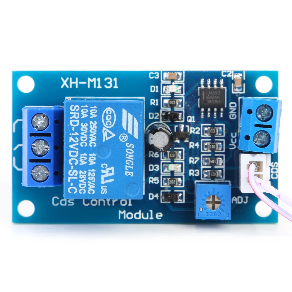 XH-M131 Light Control Switch Photoresistor Relay Module Detection Sensor Board