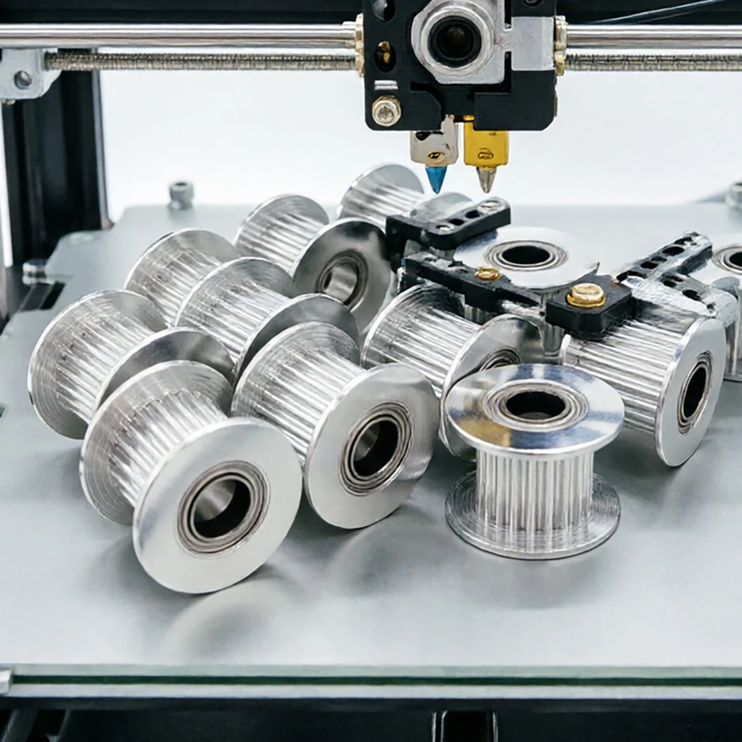 16T 20T 24T 30T 36T 40T 2GT Idler Timing Pulley Bore 3/4/5/6/8mm Width 6/9/10/15mm GT2 Synchronous Belt Idler T20teeth 40teeth
