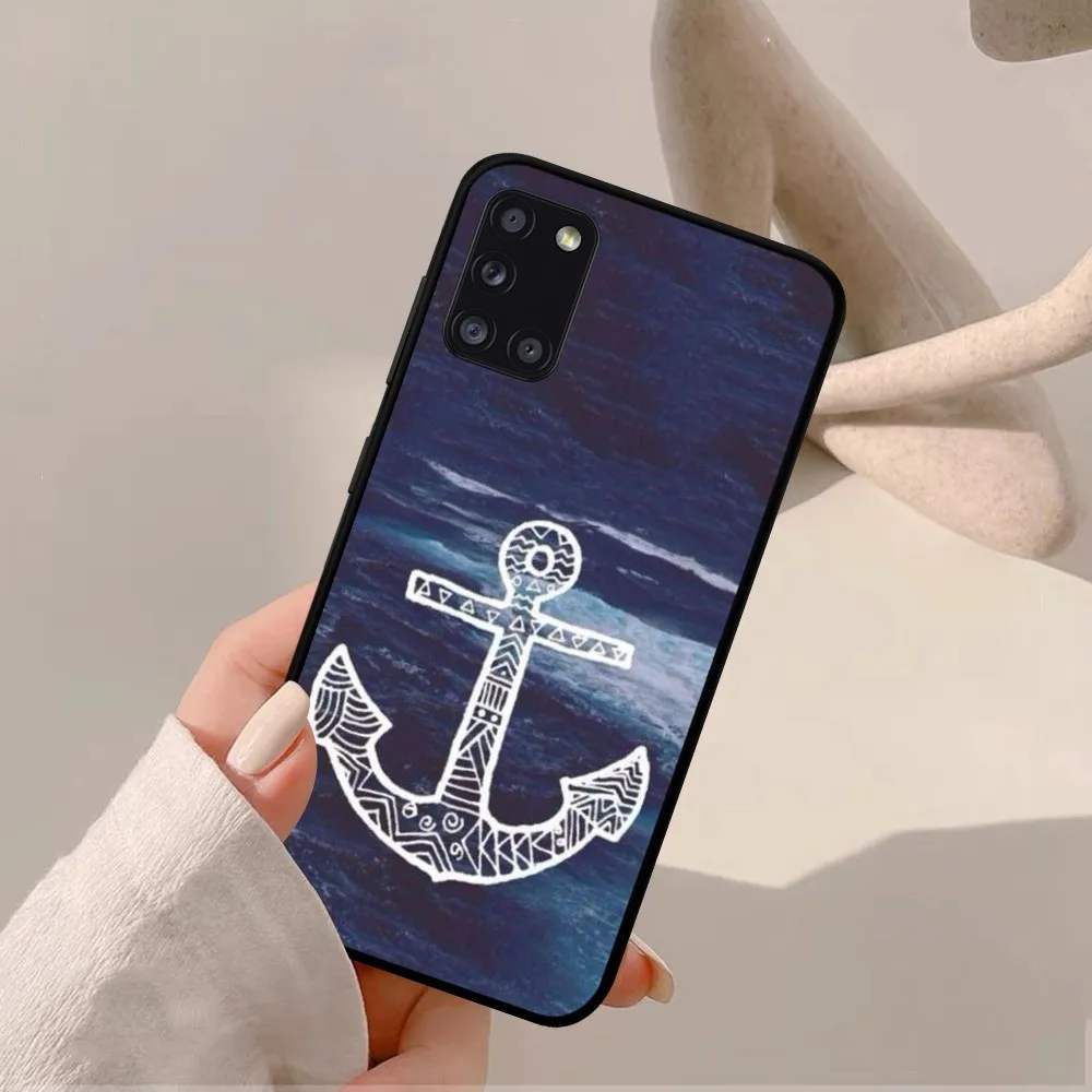 Retro Nautical Anchor Boat Phone Case For Samsung A 10 11 12 13 20 21 22 30 31 32 40 51 52 53 70 71 72 73 91 13 shell