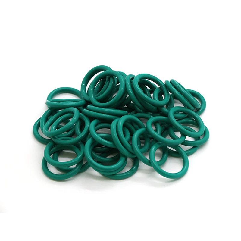 FKM Green Fluorine Rubber O-Ring OD8-70mm Thickness CS2.4/3.1/3.5mm O-Rings Sealing Gasket Oil Resistant Acid & Alkali Resistant image 6