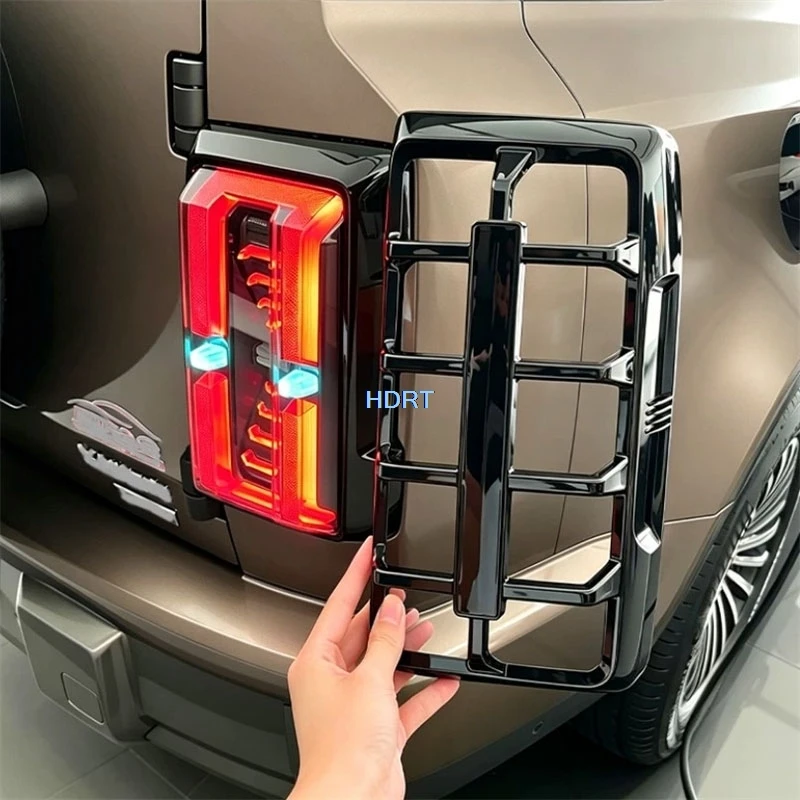 For GWM Haval H10 2026 + Car Style Tail Light Shell Frame Rear Fog Lamp Cover Protector Decoration Accessories Exterior Sticker