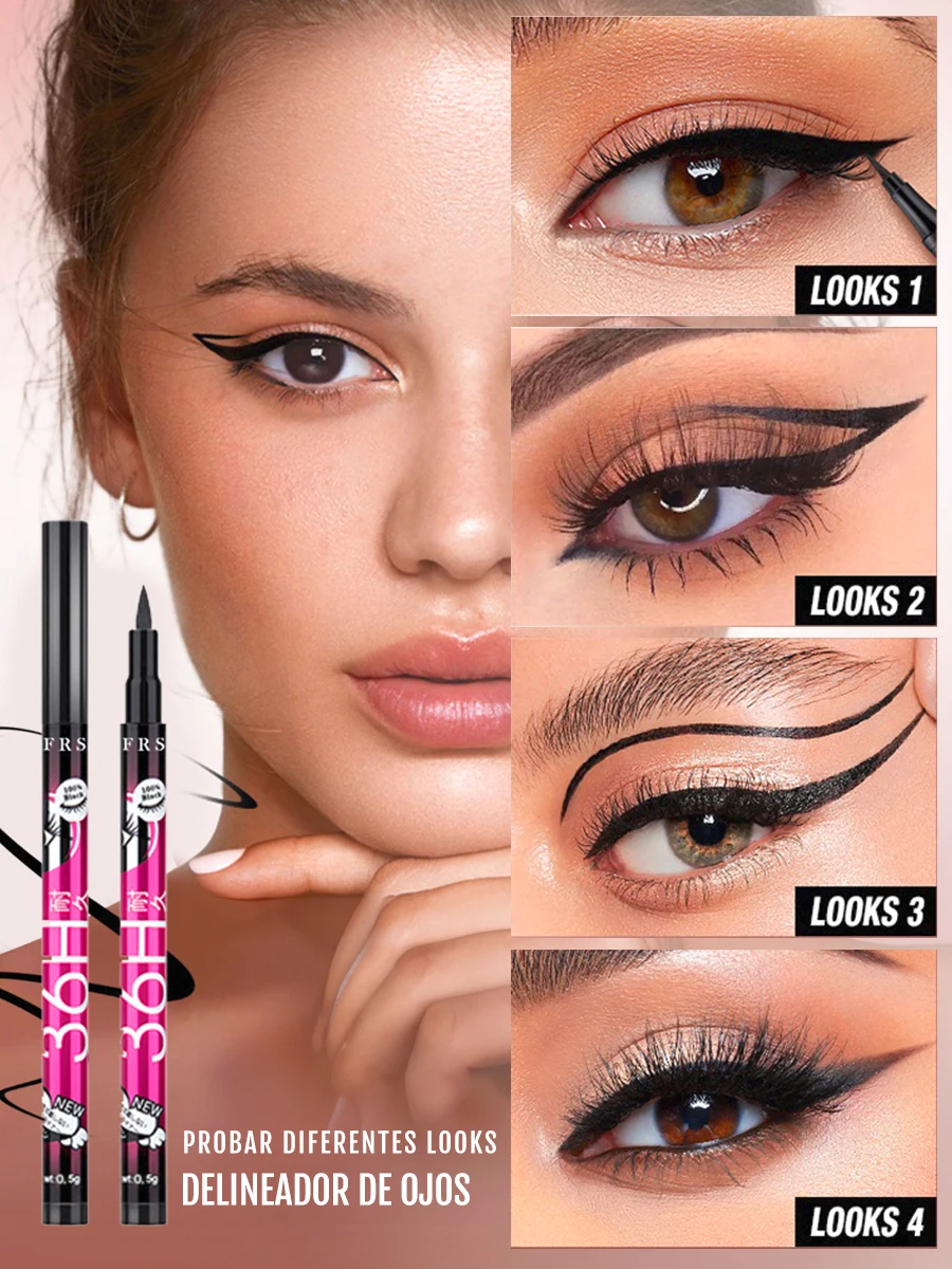 12 Pz 36 H Eyeliner Eyebrow Pencil Romantic Rain 36 Hour Eyeliner Pencil set 12 Eyebrow Pencil Durable Eyeliner Long Lasting Romantic Rain