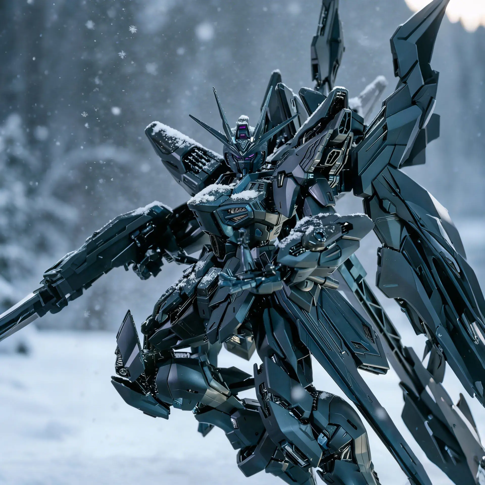 

New Changlong 7701 Mgex 1/100 Zgmf-X20a Strike Freedom Black Assembly Model Kits Plastic Skeleton Kits Action Figure Gifts Toys