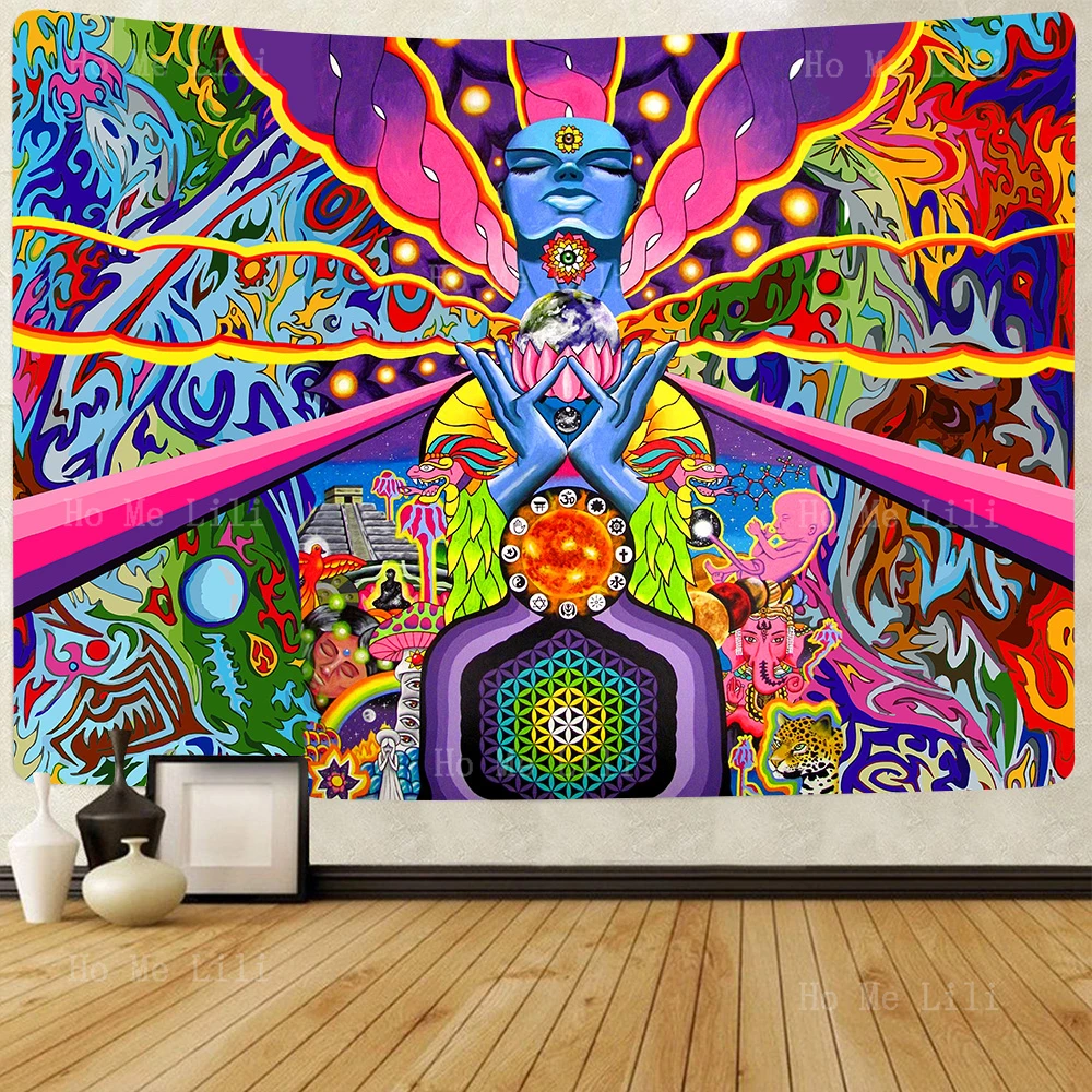 Psychedelics Art Tool Band Skull Poster Wall Hanging Tapestry Room