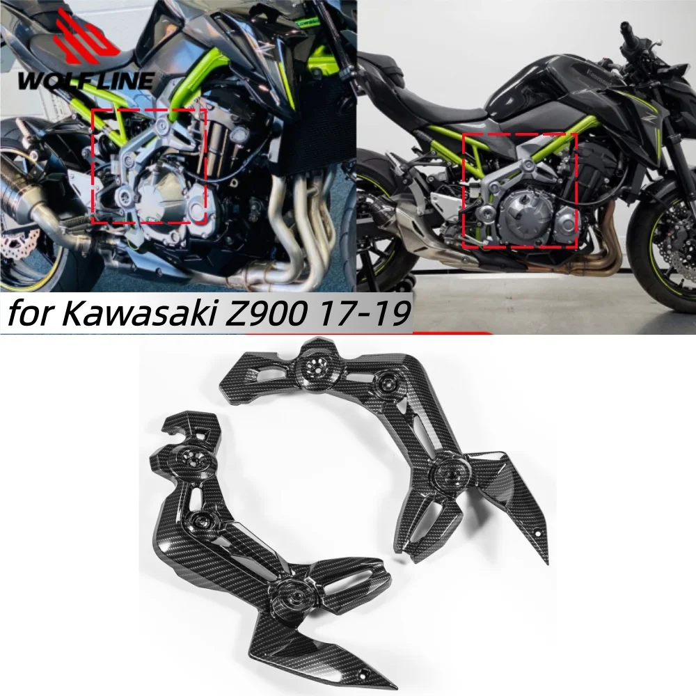 

Wolfline for Z900 Motorcycle Side Frame Fairing Cover for Kawasaki Z900 2017-2019 Left Right Side Frame Fairings Panel Protector