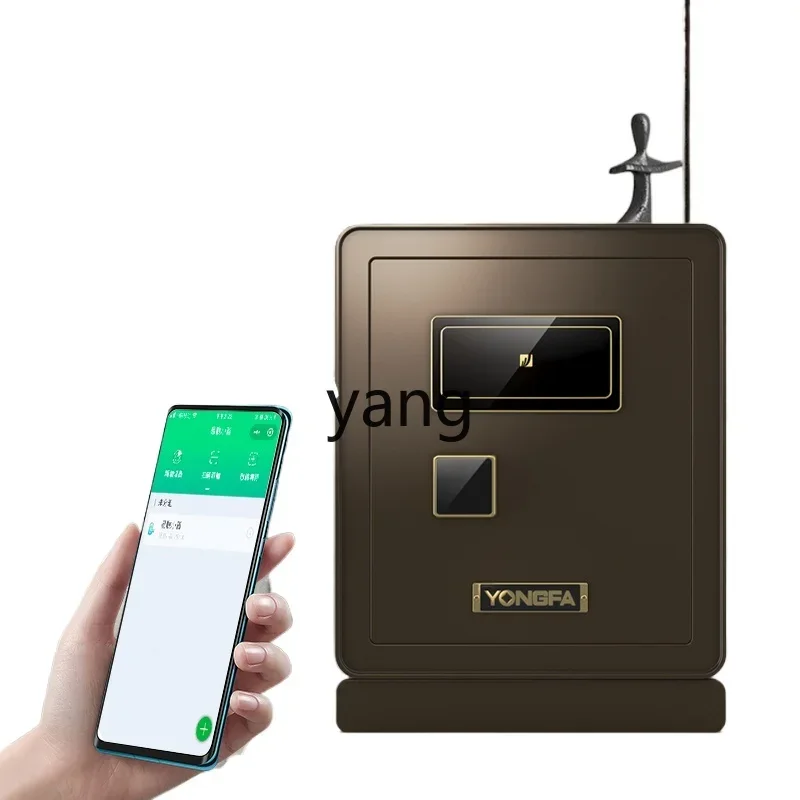 

CX sliding cover panel safe home office intelligent anti-theft fingerprint password key