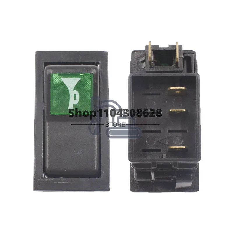 1PC Rocker Switch Button Excavator Crane Car-styling Modified Universal Engine Stop+larme/fan/power/wiper/fog Lamp Switch