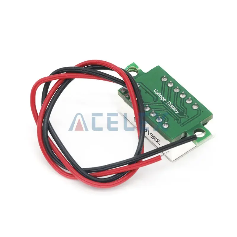 0.36 بوصة 0.36 ''تيار مستمر 4.7-32 فولت 3 أرقام عرض الفولتميتر لوحة رقمية صغيرة LED فولت الجهد متر أداة أحمر/أزرق/Gree