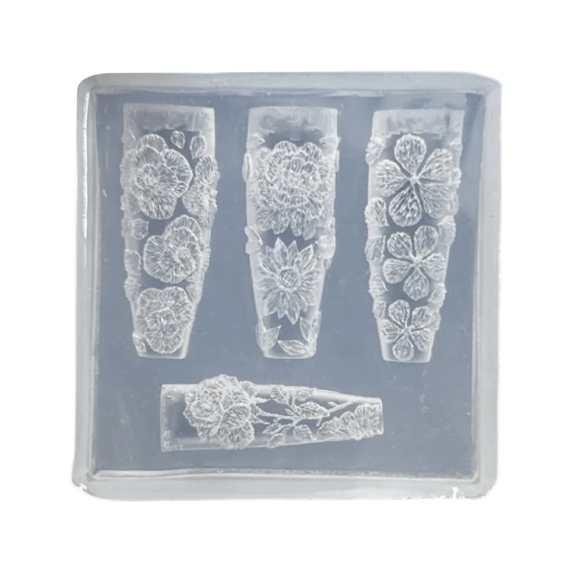 Multipurpose 3D Silicone Mould For Nail Artistics And DIY Jewelry Designs M76B