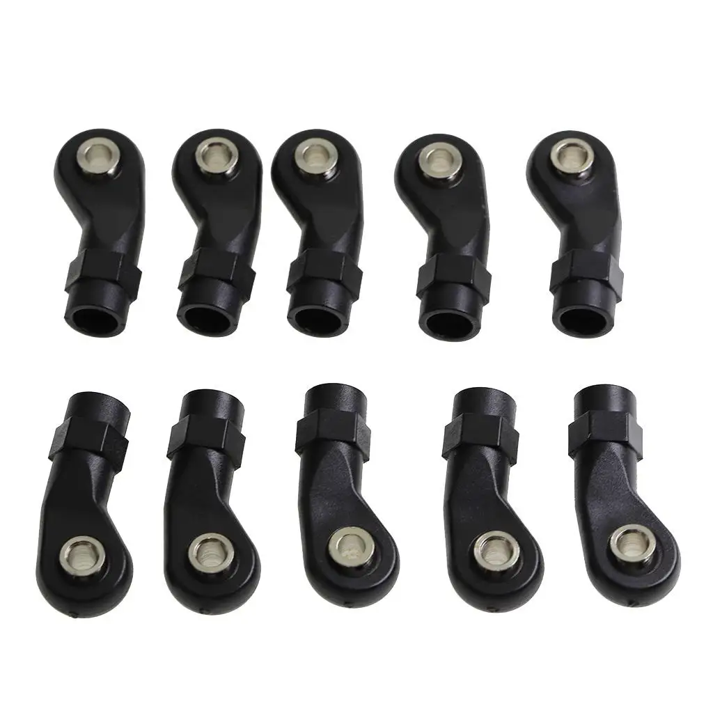 10pcs M4  Tie Push Link Rod End Joint Ball Head Holder for 1/8 & 1/10 RC Truck  Crawler Car Accessory