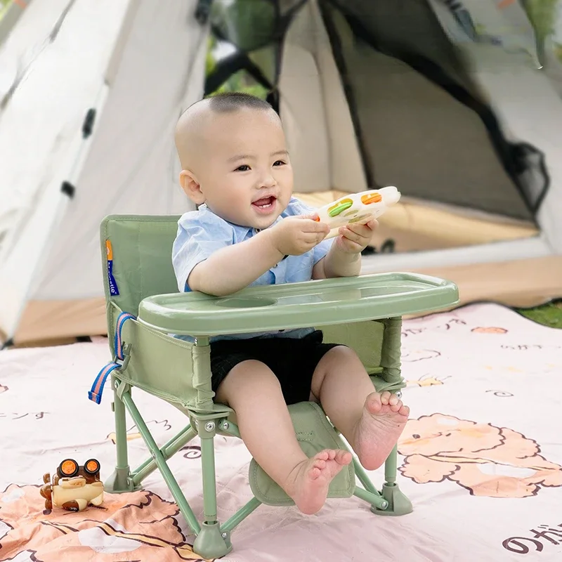 Portable Children's Dining Chair, Baby Beach Chair, Folding Picnic Chair, Multifunctional Learning Chair