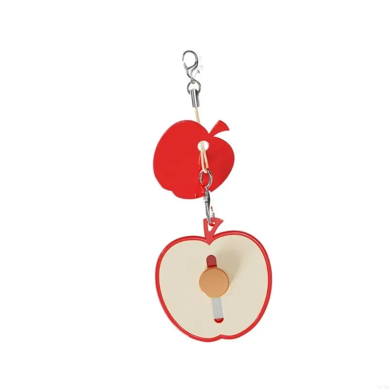 Space Saving Vegetable Fruits Peeler with Retractable Blade Travel friendly Peeling Tool with Keychain Kitchen Gadget 37JD