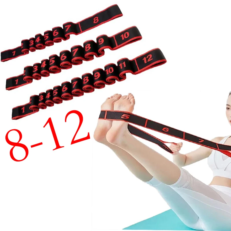 Elastischer Yoga-Dehnungsriemen Ballett-Tanz-Beinstretchband Anfänger Pilates Tanz Gymnastik Schlaufenband Gürtel Fitness Sport