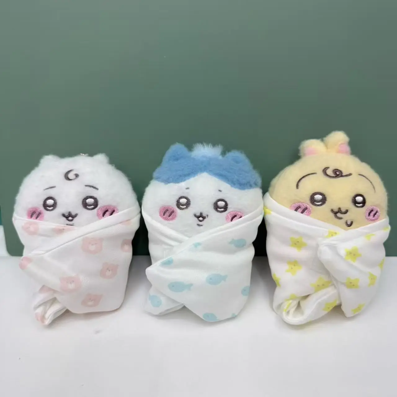 

Chiikawa Baby Series плюшевая игрушка Kawaii пеленальная кукла брелок мягкий милый плюшевый кулон подарок 10 см мини-сумка очаровательное украшение