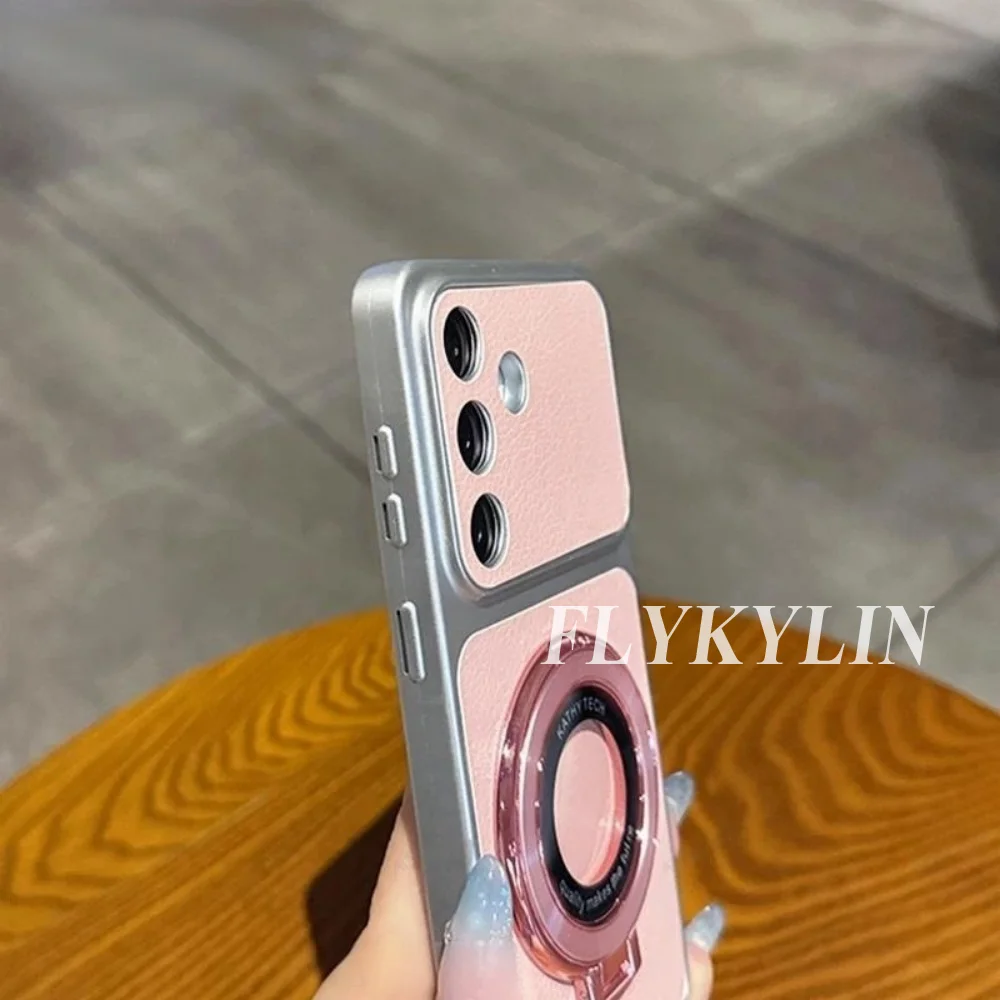 Funda de teléfono con textura de lichi para Honor 600 500 Pro 400 Smart 300 200 100 90 80. El soporte está equipado con accesorios de correa de mano.