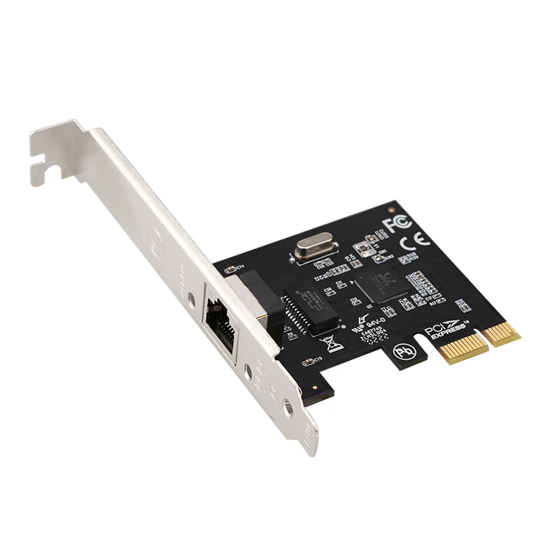 2 PCS Placa de interface de rede PCIe1X 1G Lan de alto desempenho Realtek8111L