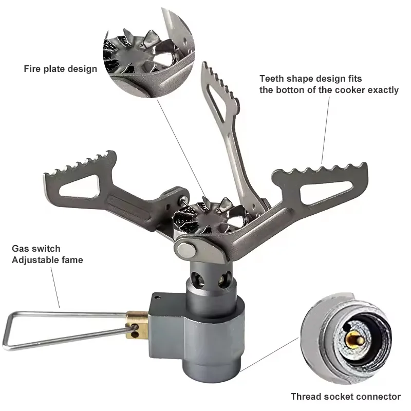 Titanium Mini Camping Stove 5