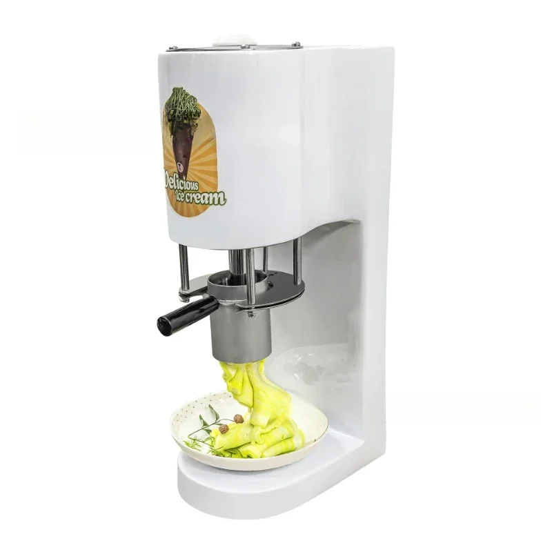 

Fun and delicious desktop small commercial household spaghetti ice cream machine hard ice cream noodle machine
