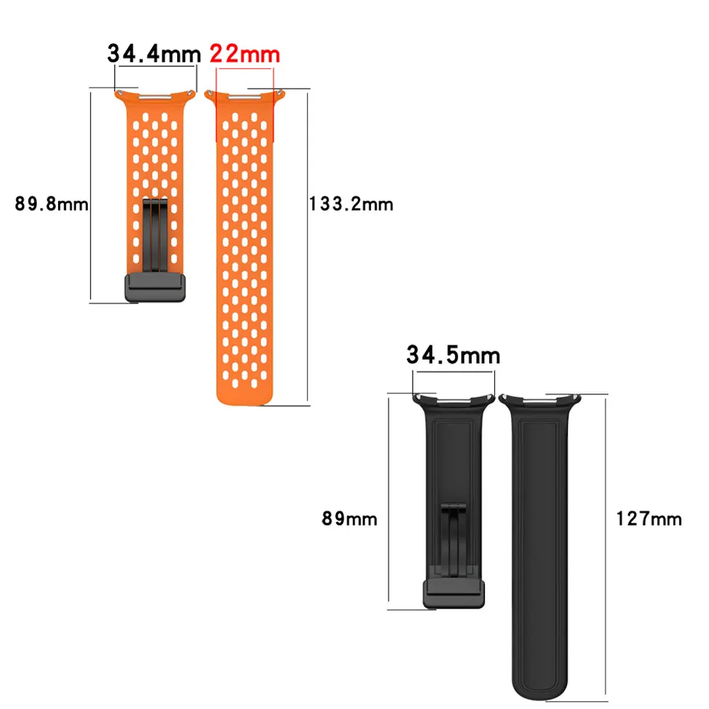 Correa de silicona con hebilla magnética para Samsung Galaxy Watch, Correa deportiva Ultra de 47mm, pulsera de repuesto, Accesorios inteligentes