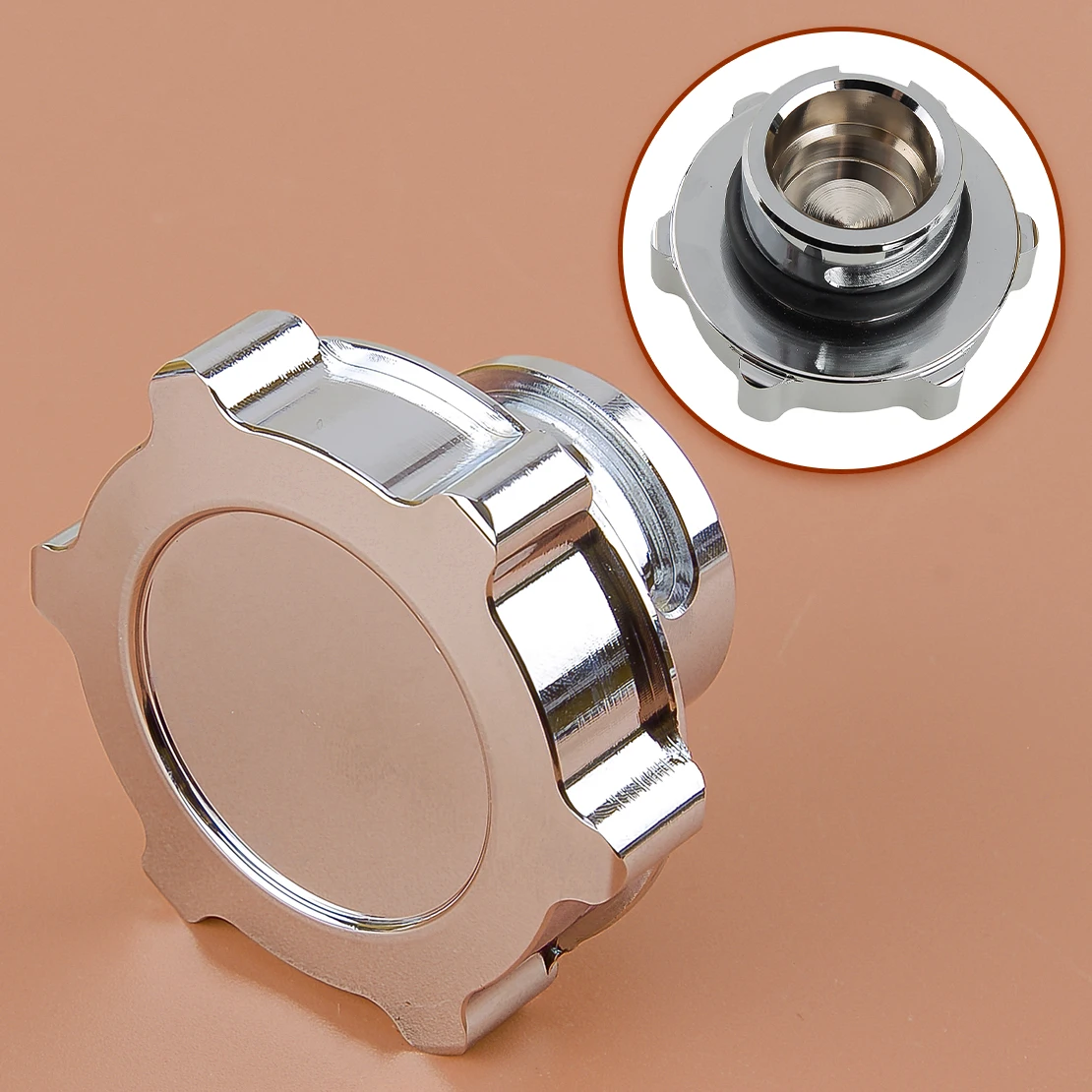 Billet Aluminum Oil Filter Cap Silver Fit For Cadillac CTS Chevy Camaro Cobalt Corvette Pontiac Firebird LS1 GTO G8 Buick Regal