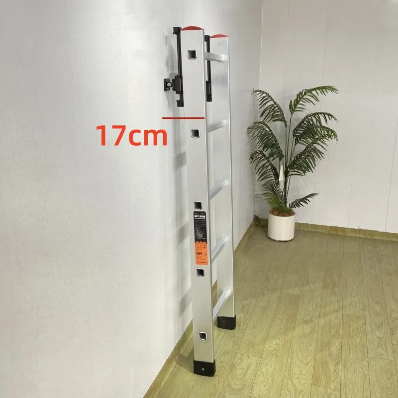 Aluminum alloy wall attached vertical storage folding  high and low bed upper and lower bunk retractable attic ladder