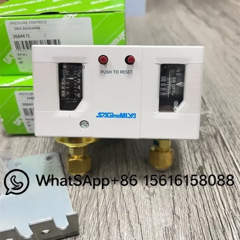 Original Japanese Herumiya Pressure Controller Switch DNS-D306X DNS-D606XM XMM for Cold Storage Air Conditioner