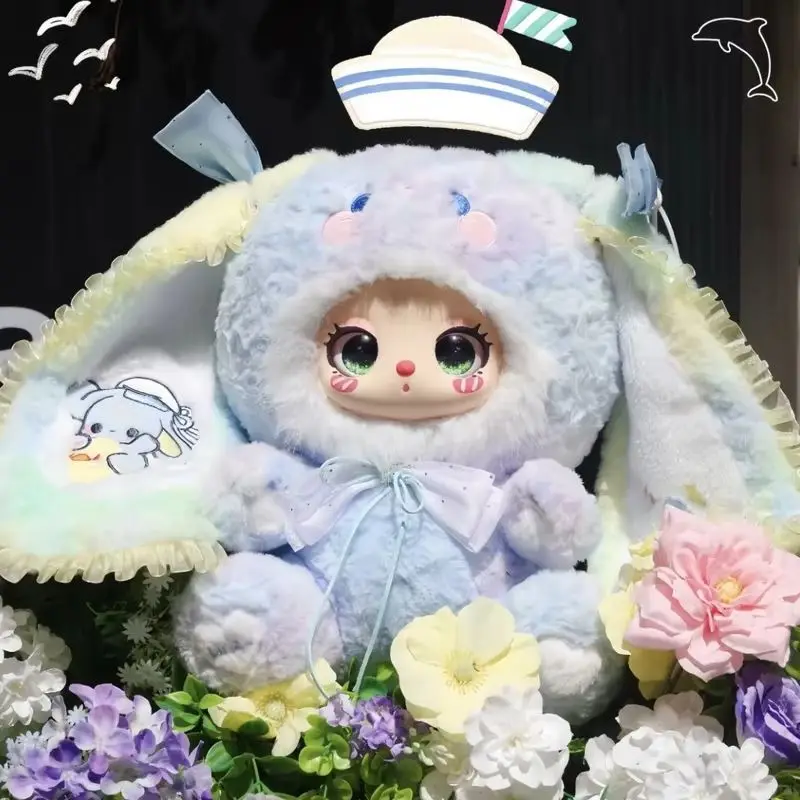 

Lila Generation 3 Girlfriends Large Size Plush Toy 600% Blind Box Vinyl Face Doll for Makeup Party Trendy Cute Gift