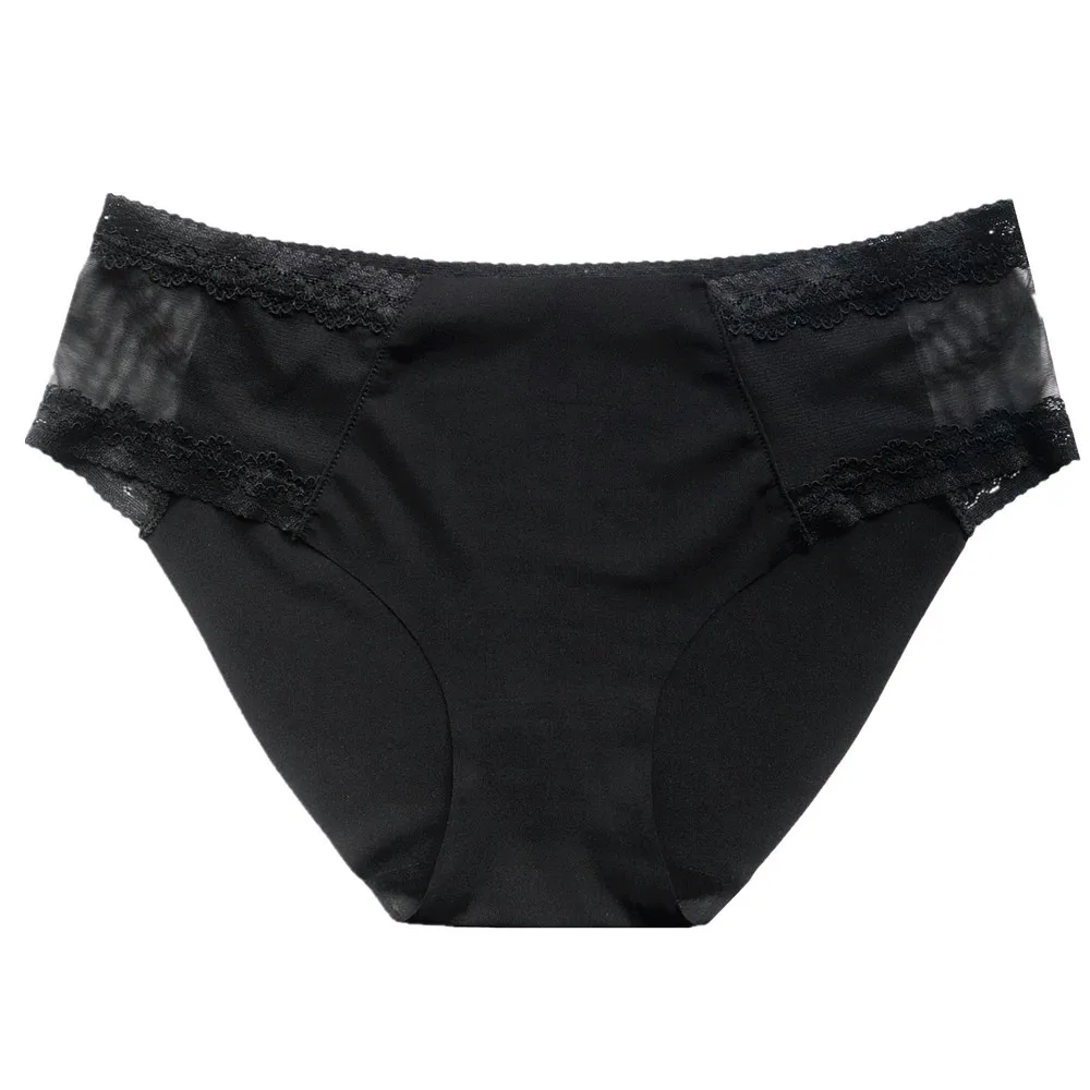 Roupa Íntima Sexy de Renda Antibacteriana 7A, Sem Costura, Decote Baixo, Confortável e Respirável, Serviço de Design Personal...