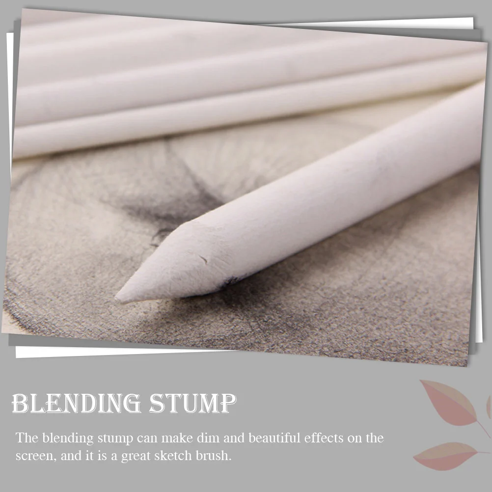 6 Pcs Blending Stumps Paper Eraser Blenders Artist Drawing Supply Sketching Kit
