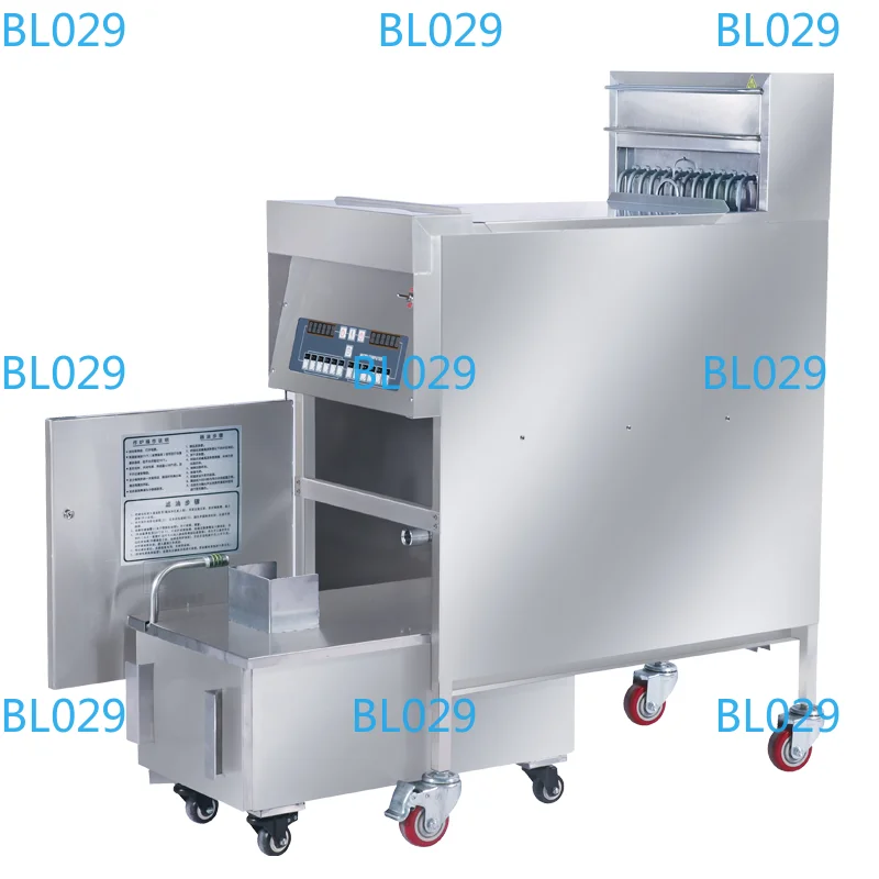 Industry Equip Gas Deep Fryer Electronic Open Double Freidora De Papas a Gas Chicken Pressure Fryer